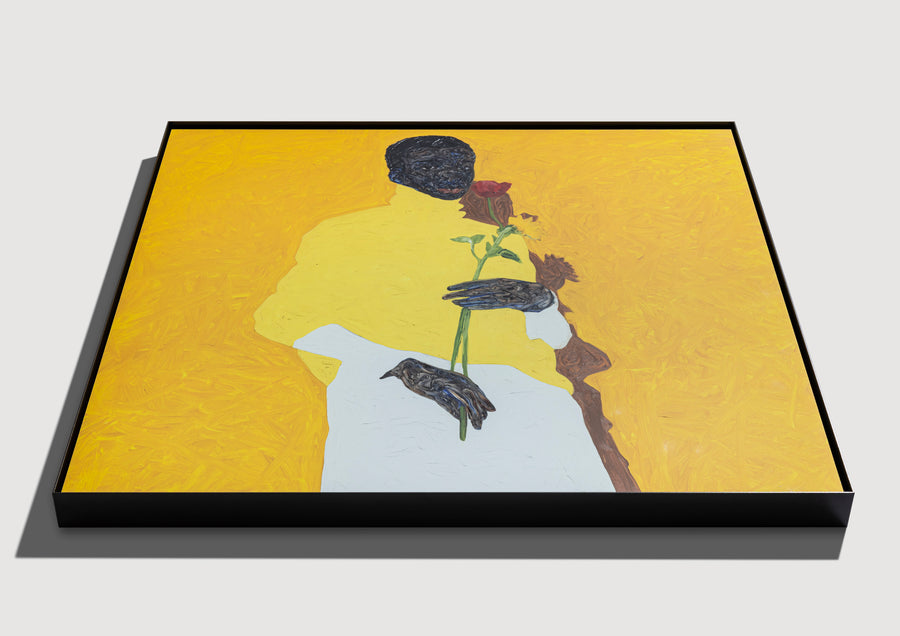 Amoako Boafo - Yellow Turtleneck