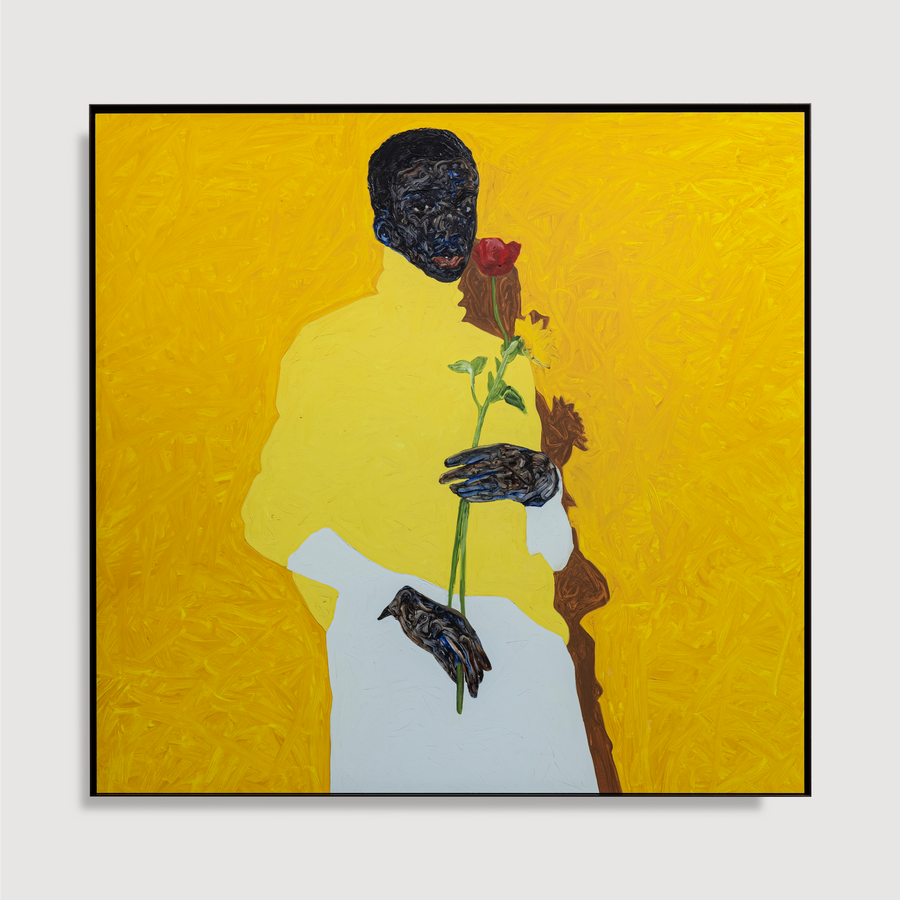 Amoako Boafo - Yellow Turtleneck